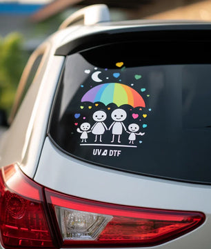 UV Sticker Transfer By Size